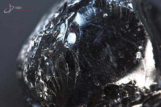 Minéral brut de larme d'apache noire des Etats-Unis