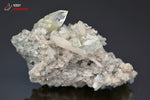 Apophyllite et Stilbite - Inde - minéraux à cristaux 8,8 cm / 90 g / BB761 - Vignette | 1001 minéraux