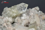 Apophyllite et Stilbite - Inde - minéraux à cristaux 8,8 cm / 90 g / BB761 - Vignette | 1001 minéraux