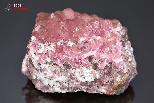 Minéral cristallisé de cobaltocalcite rose de République démocratique du Congo