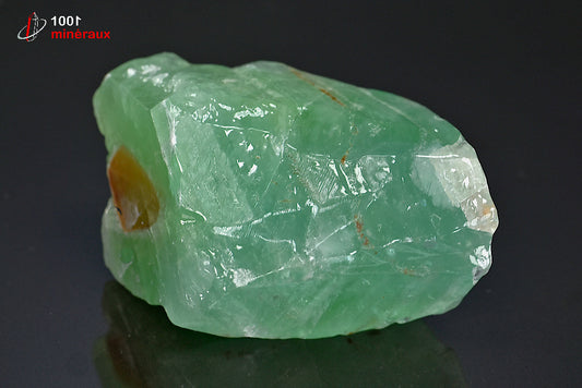 Minéral brut de calcite verte du Mexique