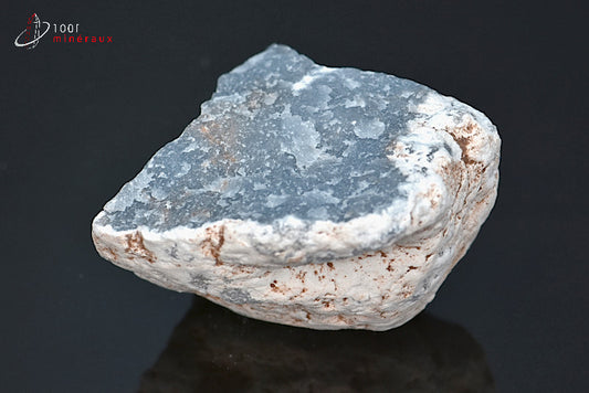 Minéral d'angélite bleue brute du Pérou