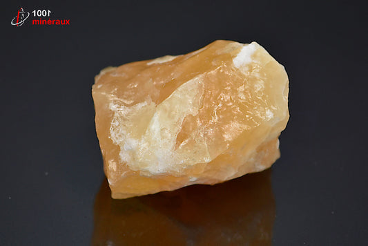 Minéral brut de calcite orange du Mexique