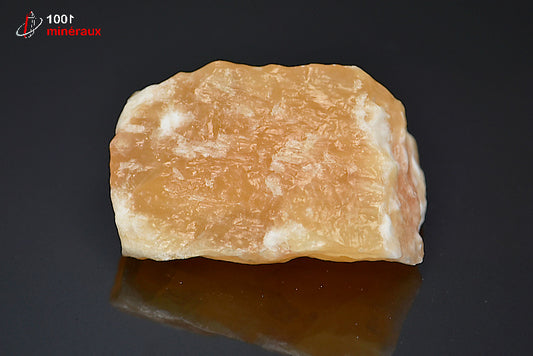 Minéral brut de calcite orange du Mexique