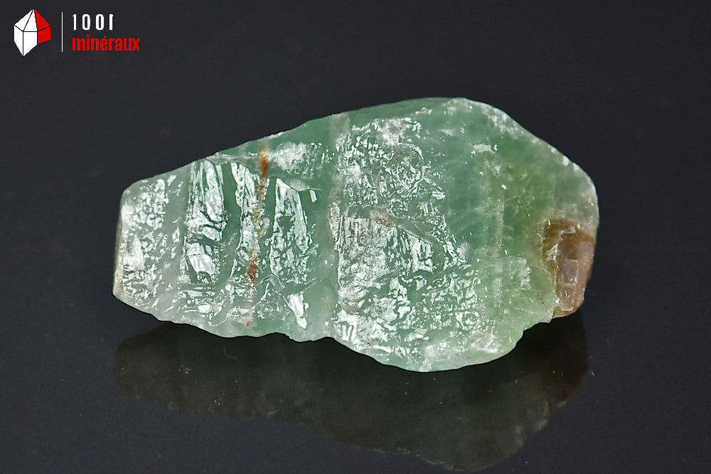 Minéral brut de calcite verte du Mexique