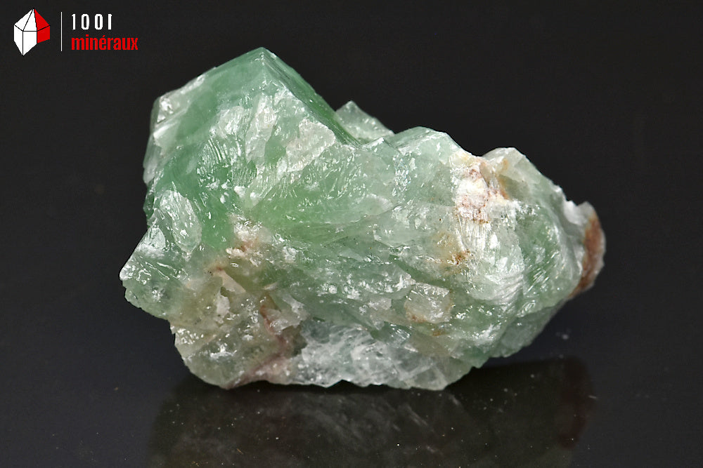 Minéral brut de calcite verte du Mexique