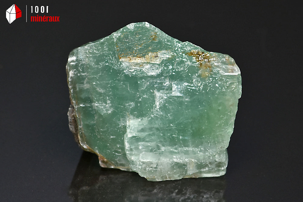 Minéral brut de calcite verte du Mexique