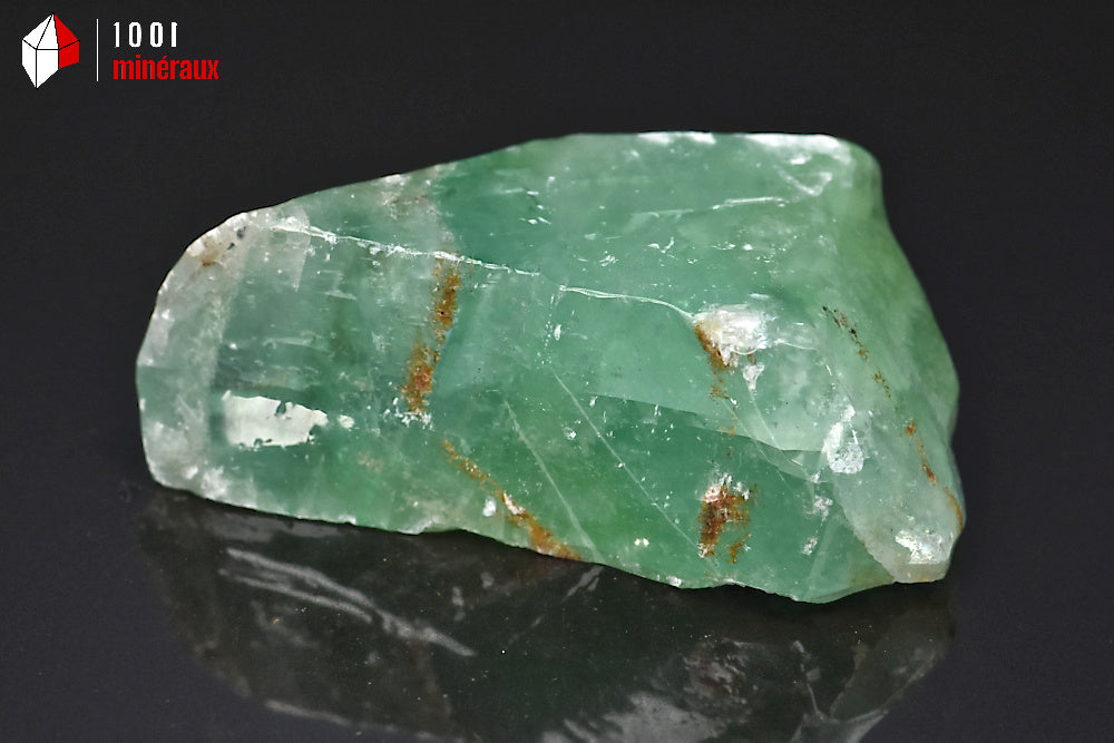 Minéral brut de calcite verte du Mexique