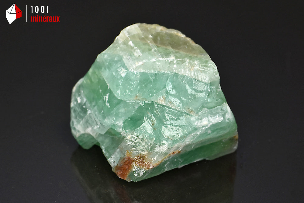 Minéral brut de calcite verte du Mexique