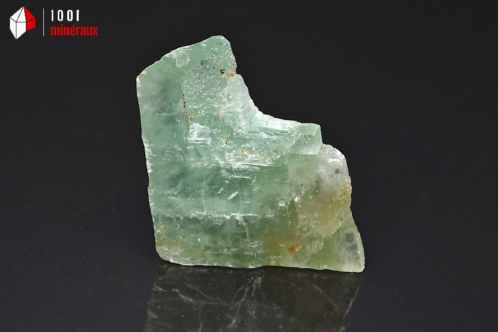 Minéral brut de calcite verte du Mexique