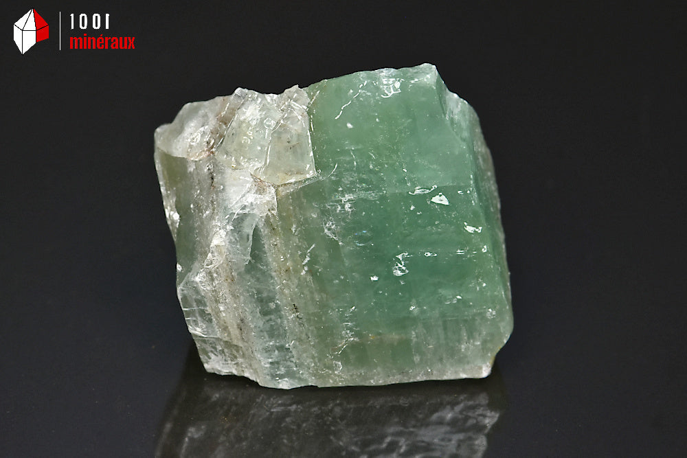 Minéral brut de calcite verte du Mexique