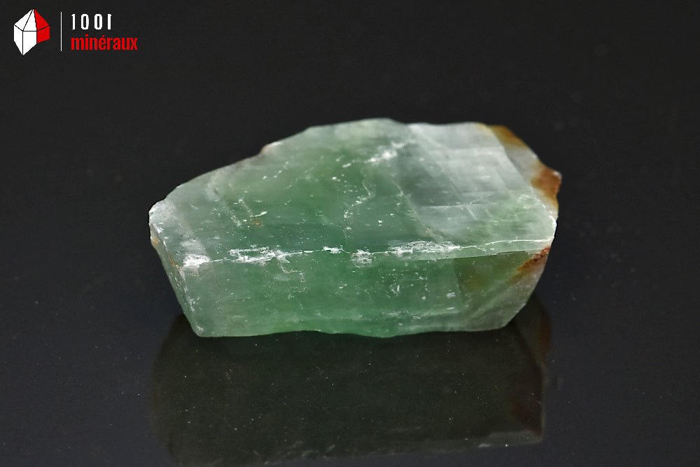 Minéral brut de calcite verte du Mexique