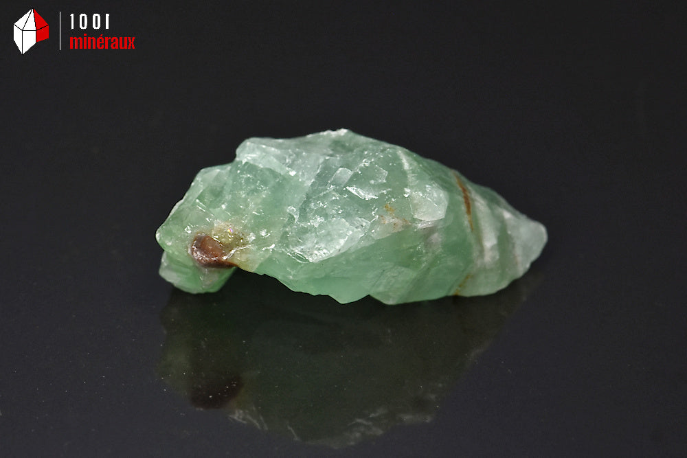 Minéral brut de calcite verte du Mexique