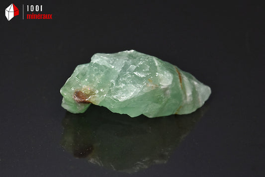 Minéral brut de calcite verte du Mexique