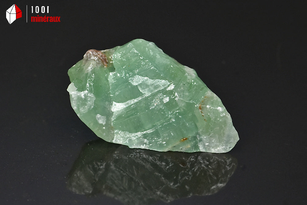 Minéral brut de calcite verte du Mexique