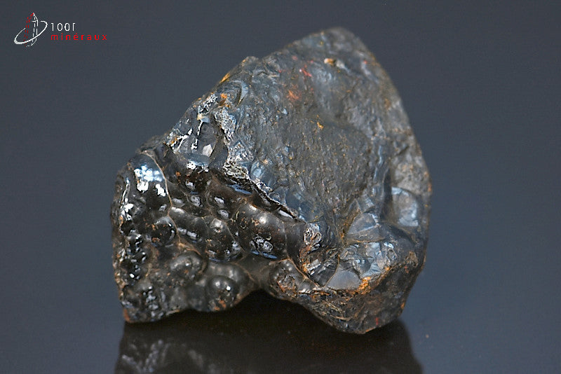 Minéral cristallisé d'hématite mamelonnée du Maroc