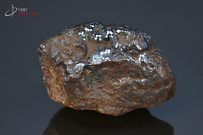 Minéral cristallisé d'hématite mamelonnée du Maroc