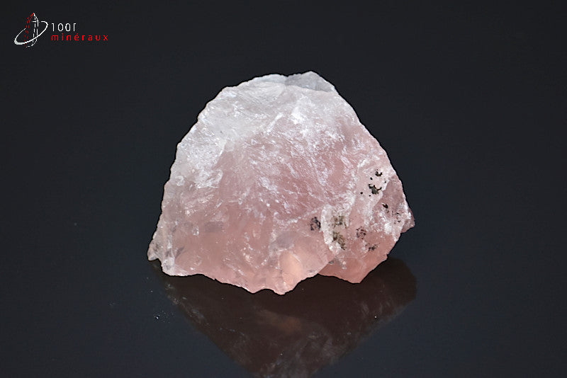 Minéral brut de quartz rose du Brésil
