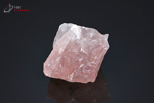 Minéral brut de quartz rose du Brésil