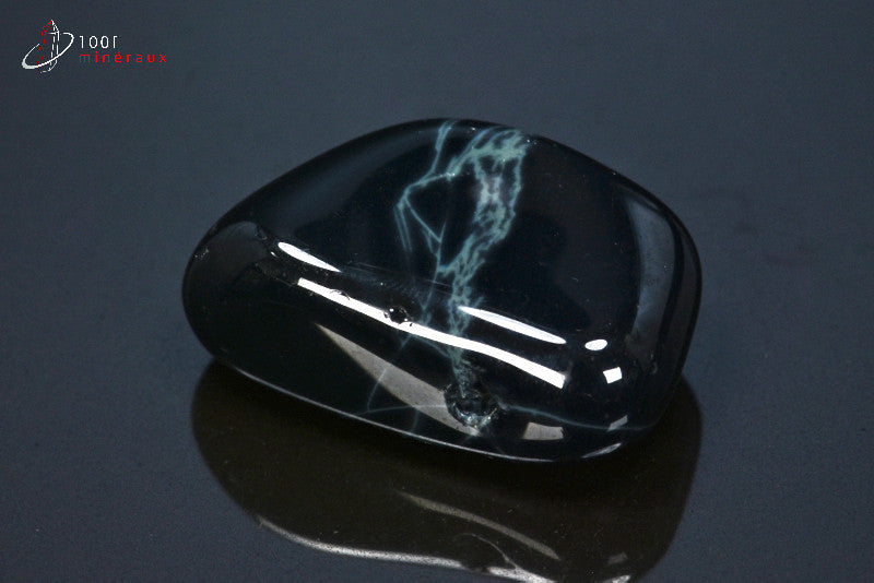 Minéral poli d'obsidienne spider d'Afrique du sud