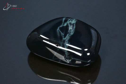 Minéral poli d'obsidienne spider d'Afrique du sud