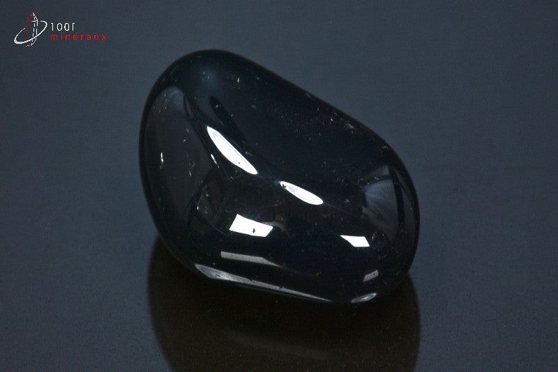 Minéral poli d'obsidienne spider d'Afrique du sud