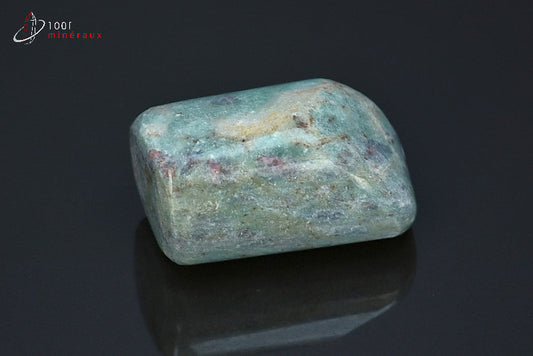 Minéral poli de fuchsite à rubis d'Inde