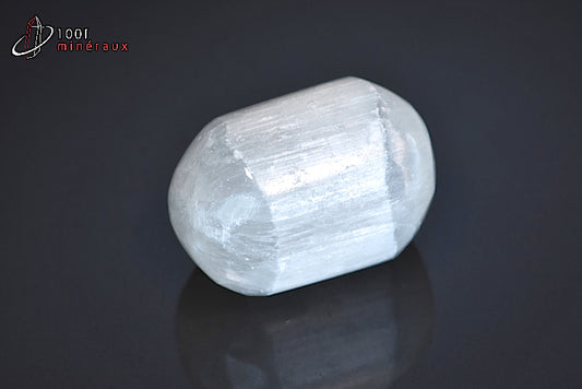 Gypse fibreux ou Sélénite poli - Maroc - Minéraux polis 3,6 cm / 33 g / BC665