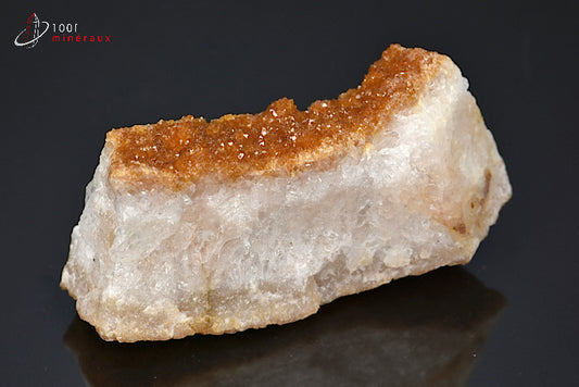 Minéral cristallisé de citrine du Brésil