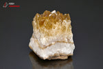 Citrine cristallisée - Brésil - minéraux à cristaux 3,8 cm / 157g / BC780 - Vignette | 1001 minéraux