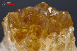 Citrine cristallisée - Brésil - minéraux à cristaux 3,8 cm / 157g / BC780 - Vignette | 1001 minéraux