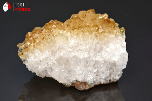 Minéral cristallisé de citrine du Brésil