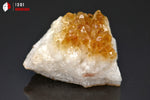 Citrine cristallisée - Brésil - minéraux à cristaux 5,8 cm / 149 g / BC788 - Vignette | 1001 minéraux