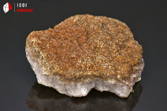 Minéral cristallisé de citrine du Brésil