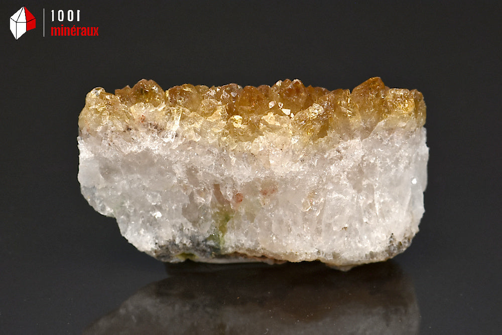 Minéral cristallisé de citrine du Brésil
