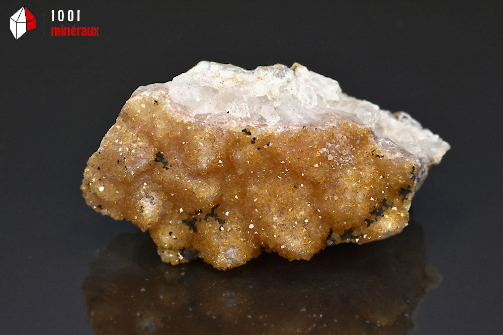 Minéral cristallisé de citrine du Brésil