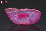 Agate en tranche teintée rose - Brésil - minéraux bruts 7,6 cm / 29g / BD404 - Vignette | 1001 minéraux