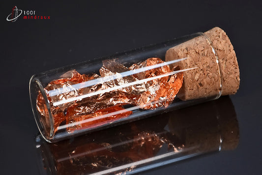 Flacon de feuilles de cuivre