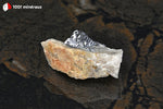 Galène sur Quartz blanc d'Espagne - 23 g / BD61 - Vignette | 1001 minéraux