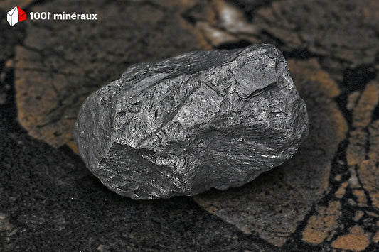 Shungite brute de Russie - Surface noire submétalique naturelle - 27 g - BD647