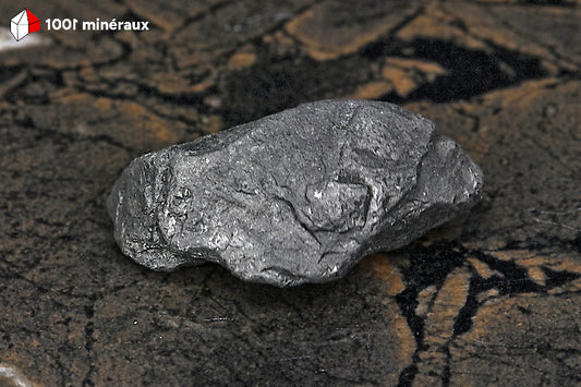 Shungite brute de Russie - Surface noire submétalique naturelle - 16 g - BD650
