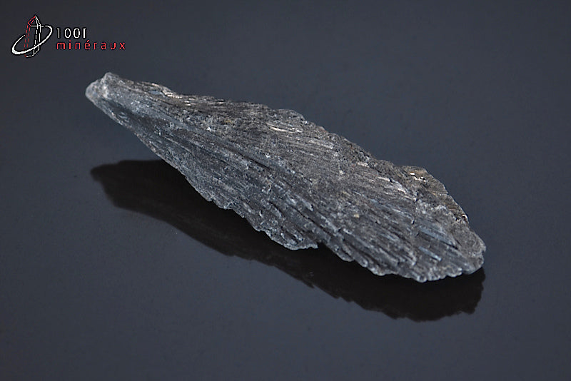 Minéral cristallisé rare de taramite noire de Russie