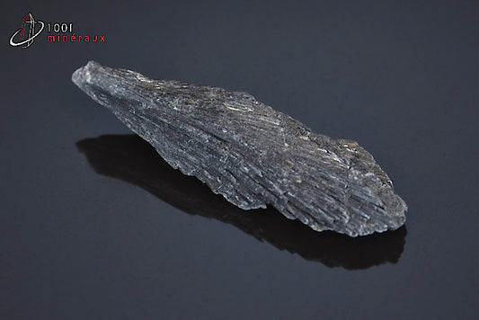 Minéral cristallisé rare de taramite noire de Russie