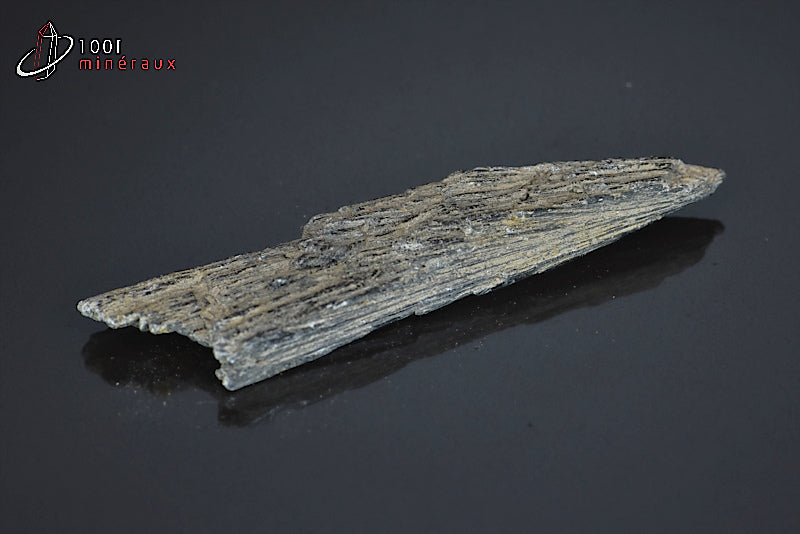 Minéral cristallisé rare de taramite noire de Russie