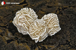 Rose des sables du Mexique (3 sphères cristallisées, arêtes blanches) - 57 g / BD707 - Vignette | 1001 minéraux