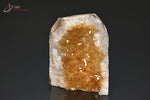 Druse de Citrine cristallisée - Uruguay- minéraux à cristaux 8,5 cm / 336g / BD839 - Vignette | 1001 minéraux