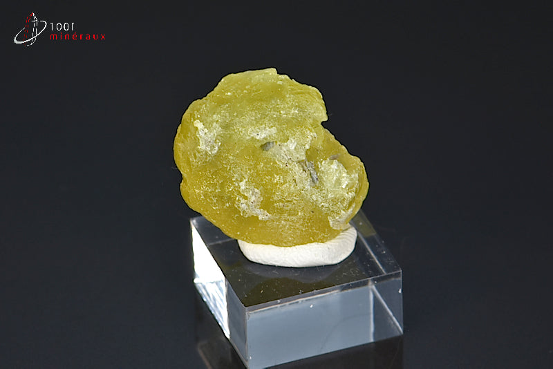 Minéral cristallisé de brucite jaune du Pakistan