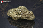 Pyrite brute du Pérou (allongée, cristaux dodécaédriques 1-3 mm) - 209 g / BD982 - Vignette | 1001 minéraux