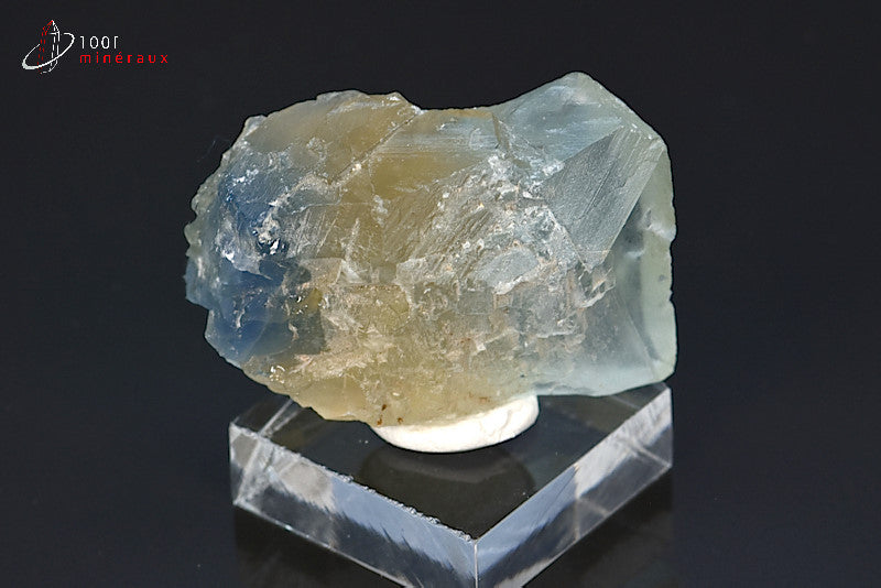 Fluorine bleue et jaune brute de France