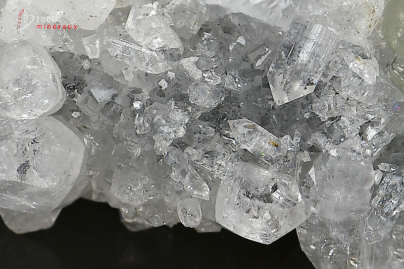 Minéral cristallisé d'Apophyllite d'Inde